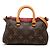 Bolso Louis Vuitton Monogram Nano Pallas Mini Castaño Roja Fucsia