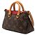 Bolso Louis Vuitton Monogram Nano Pallas Mini Castaño Roja Fucsia - vista 2