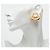 Orecchini Chanel Vintage Round Clip D'oro - vista 5