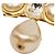 Spilla Chanel Vintage Gold D'oro - vista 4