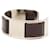 Hermès Hermes Purple and Silver Leather Bangle Silvery  - view 2