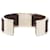 Hermès Hermes Purple and Silver Leather Bangle Silvery  - view 3