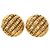 Orecchini a clip Chanel Vintage Coco Mark D'oro