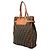 Fendi Zucca Canvas Leder Tote Bag Braun - Ansicht 2