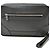Clutch in pelle Taiga Louis Vuitton Nero Grigio - vista 2