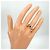 Anello Cartier Love Solitaire in oro rosa 18K - vista 2