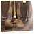 Borsa Tote Louis Vuitton Cabas Rivington Marrone - vista 5