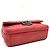 Borsa a Spalla Chanel Matelassé Chain Rosso - vista 3