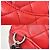 Borsa a Spalla Chanel Matelassé Chain Rosso - vista 8