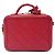 Vanity Borsa Matelassé CC Filigree da donna Chanel Rosso - vista 2