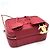 Vanity Borsa Matelassé CC Filigree da donna Chanel Rosso - vista 3