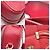 Vanity Borsa Matelassé CC Filigree da donna Chanel Rosso - vista 6