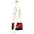 Borsa a Spalla Louis Vuitton Saint Placido Marrone Rosso Fuschia - vista 13