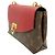 Borsa a Spalla Louis Vuitton Saint Placido Marrone Rosso Fuschia - vista 2