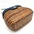 Borsa a tracolla in paglia e denim da donna Chanel Marrone Blu - vista 3