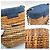 Borsa a tracolla in paglia e denim da donna Chanel Marrone Blu - vista 8