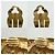 Orecchini a clip Chanel Vintage Gold Plated D'oro - vista 3