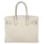 Hermès Borsa Hermes Birkin 30 Rosa Bianco - vista 2