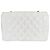 Borsa a tracolla con catena Chanel Diana 25 Bianco - vista 2