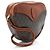 Borsa Crossbody in Tela Monogramma e Pelle di Vitello Saint Laurent Marrone - vista 2
