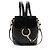 Chloé Chloe Mini Faye Rucksack aus Kalbsleder Schwarz