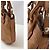 Borsa Loewe Fiesta in pelle bronzo - vista 4