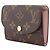Monedero Louis Vuitton Portemonnaie Rosary Castaño Monograma - vista 2