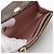 Monedero Louis Vuitton Portemonnaie Rosary Castaño Monograma - vista 7
