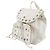 Borsa a mano in pelle bianca Jimmy Choo Bianco - vista 2