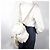 Borsa a mano in pelle bianca Jimmy Choo Bianco - vista 20