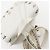 Borsa a mano in pelle bianca Jimmy Choo Bianco - vista 5