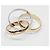 Anello Cartier Trinity in oro rosa bianco e giallo 18K - vista 5