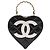 Borsa Vanity Chanel Heart Nero