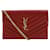 Sac à bandoulière en cuir rouge Yves Saint Laurent  - vue 1