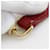 Sac à bandoulière en cuir rouge Yves Saint Laurent  - vue 14