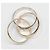 Anello Cartier Trinity in oro rosa bianco e giallo - vista 8