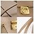 Borsa Tote Salvatore Ferragamo Gancini Beige - vista 15