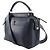 Borsa Fendi Dotcom in pelle blu navy - vista 2