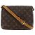 Borsa a Spalla Louis Vuitton Musette Tango Marrone Monogramma