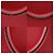 Borsa Louis Vuitton Alma PM Rosso - vista 12