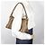 Borsa a tracolla in pelle marrone Burberry - vista 17