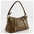 Borsa a tracolla in pelle marrone Burberry - vista 3