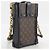 Bolsa de Ombro Pochette Trunk Vertical Louis Vuitton Marrom Monograma - vista 3