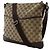 Borsa a tracolla Gucci in tela GG marrone - vista 2