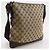 Borsa a tracolla Gucci in tela GG marrone - vista 3