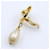 Orecchini Chanel Coco Mark Turnlock Motif - vista 5