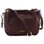 Borsa a tracolla in pelle di vitello Burberry Rosso Bordò