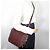 Borsa a tracolla in pelle di vitello Burberry Rosso Bordò - vista 14