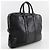Borsa a mano Gucci in PVC nero - vista 3