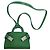 Charm per borsa a mano in pelle verde Salvatore Ferragamo